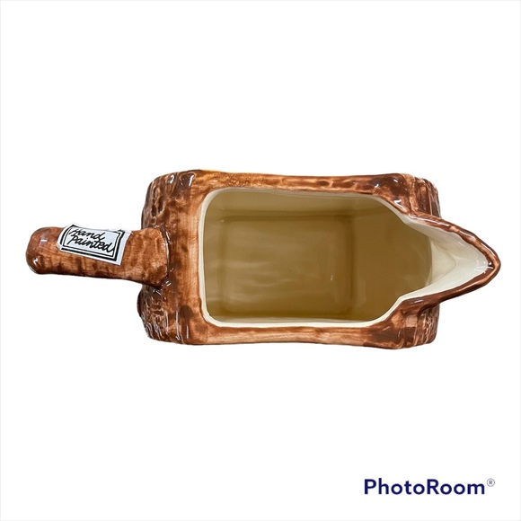 Fitz & Floyd creamer and sugar log Vermont Country Prairie Maple Woods Nature - Picture 3 of 11